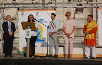 International Yoga Day celebrations in Rome - June 21, 2019