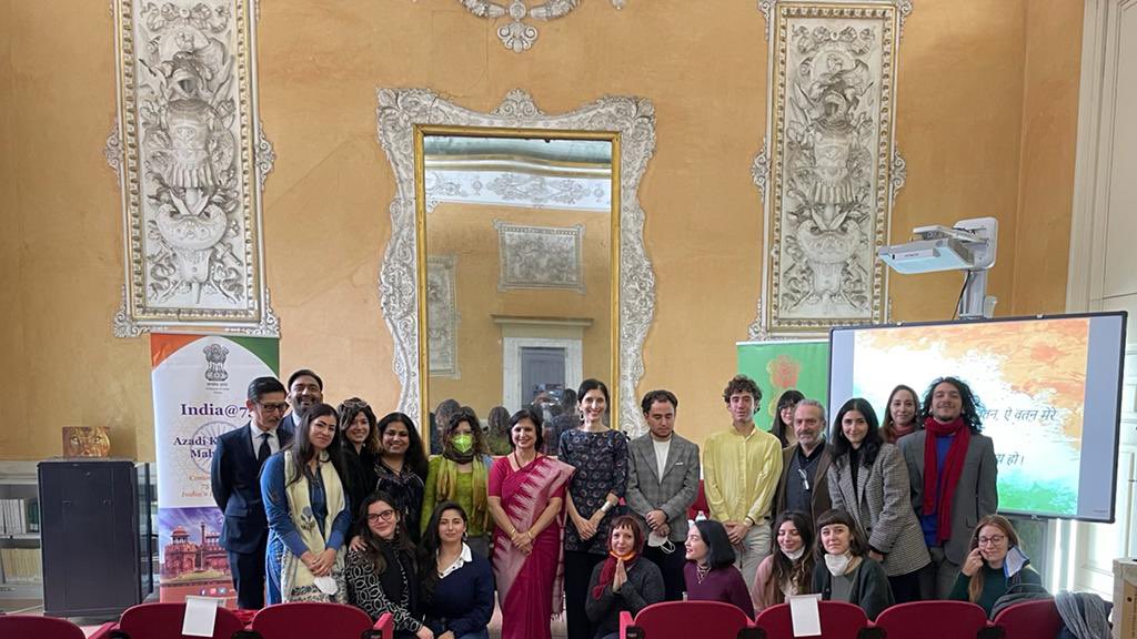 Celebration of Hindi Diwas at L'Orientale University, Naples