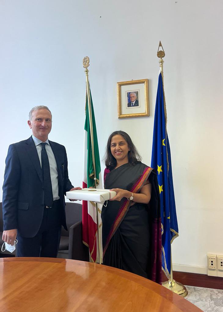 The 8th Foreign Office Consultations between India and Italy was held in Rome on Feb 14, 2022, during which bilateral issues of mutual interests were discussed