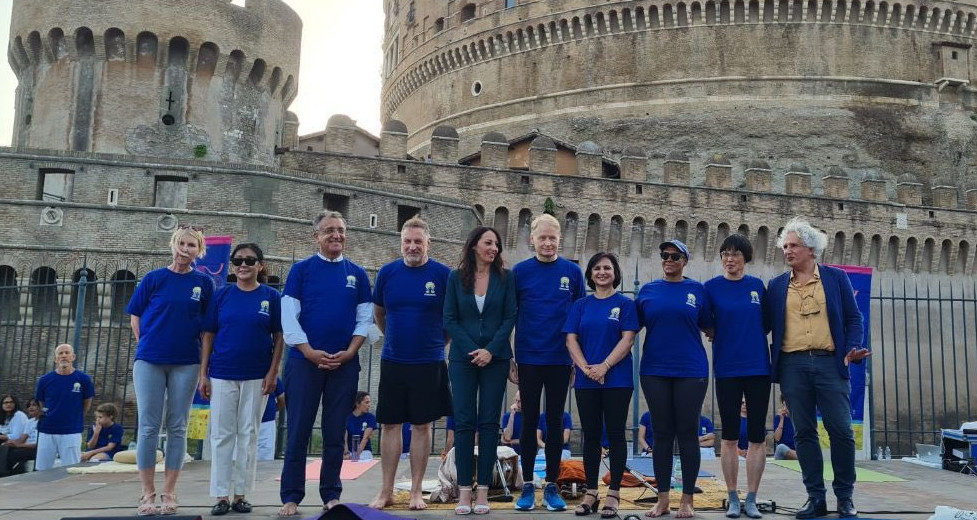 Celebration of International Day of Yoga 2022 in Rome 