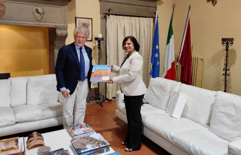 Visit of Amb. Dr Neena Malhotra to Arezzo